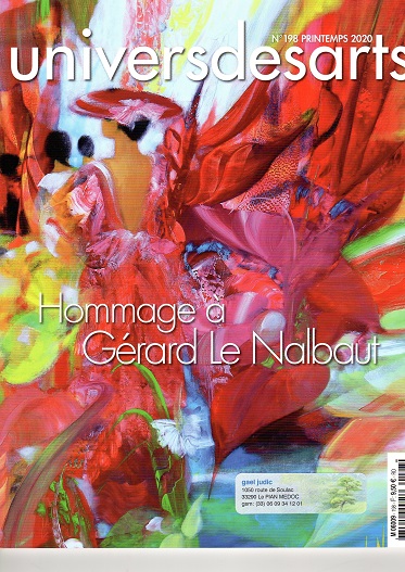 PUBLICATION DE L'OEUVRE UNIVERS DES ARTS PRINTEMPS 2020